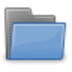 Folder and paper