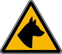 Dog hazard image