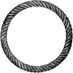 Rope border image