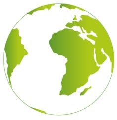 Green globe image