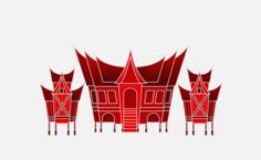 Traditional house Minangkabau