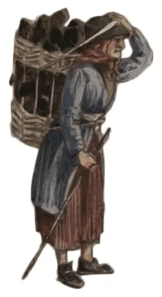 Old woman's image