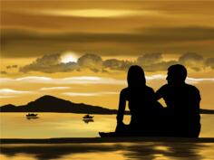 Romance at dusk