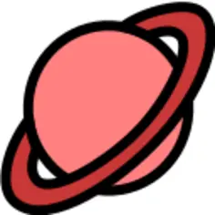 Red planet icon