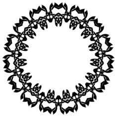 Arty black frame