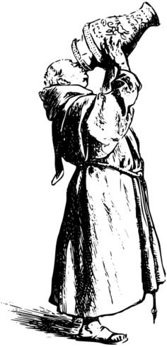 Thirsty monk