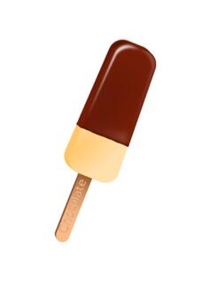 Chocolate ice cream bar