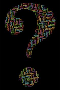 Abstract question mark