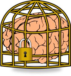 Locked brain