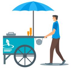 Selling ice cream