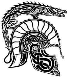Dragon Tribal Art