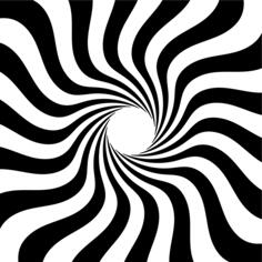 Spiral black and white image