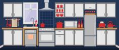 Simple kitchen