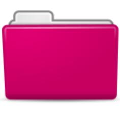 Pink Folder Icon
