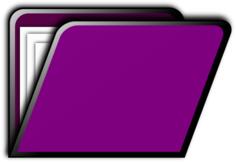 Purple folder icon