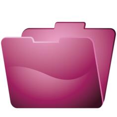 Fucsia folder