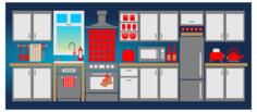 Simple kitchen image