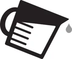 Measuring cup symbol
