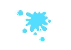 Blue splash