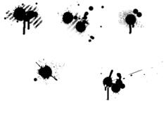 Grunge splats