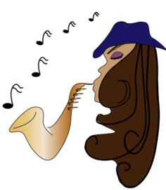 Female jazz musician