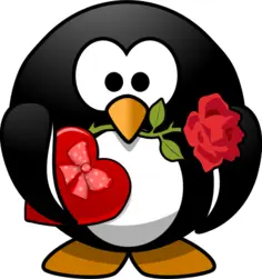 Romantic penguin