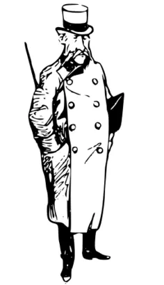 Retro gentleman image