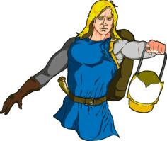 Male Medieval Adventurer with Lantern