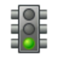 Green semaphore light