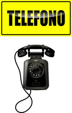 Retro wall telephone