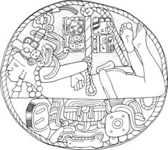 Mayan drawing