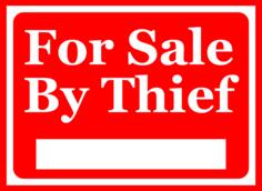 Red sale sign