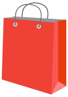 Red paper bag