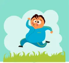 Man jogging