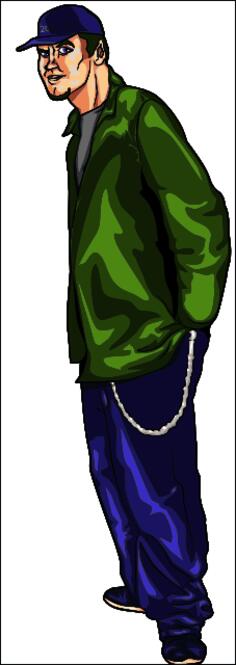Suspicious guy