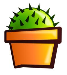 Cactus plant in a pot