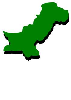 Green Pakistan map