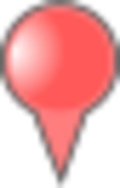 Red map pointer