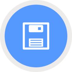 Floppy disc symbol