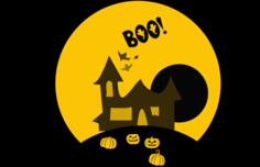 Haunted house image