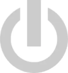 Grey power button icon