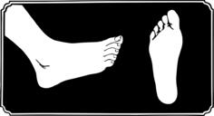 Bare feet