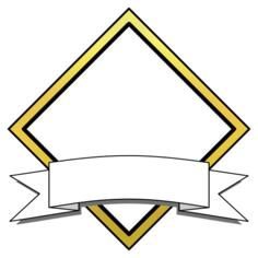 Emblem with banner