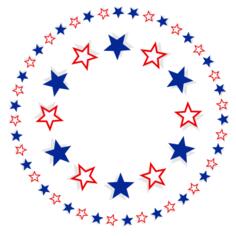 Patriotic stars