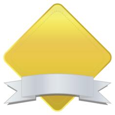 Golden banner