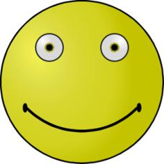 Outlined smiley