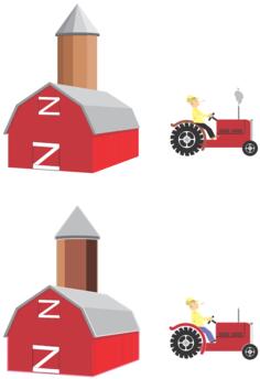 Farmer and silo