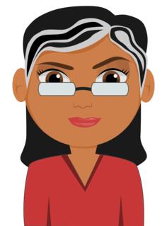 Cartoon woman