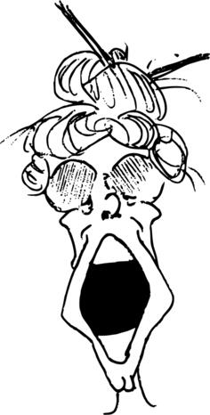 Cartoon grandma