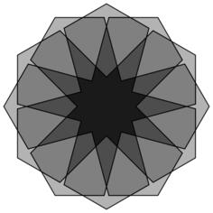 Two hexagons